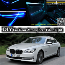 interior Ambient Light Tuning Atmosphere Fiber Optic Band Lights For BMW 7 F01 F02 Inside Door Panel illumination (Not EL light) 2024 - купить недорого