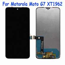 Digitalizador de pantalla táctil para Motorola Moto G7 XT1962, Panel de cristal con Sensor, montaje de pantalla LCD, el mejor trabajo probado 2024 - compra barato