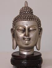 160814 templo do budismo tibetano 160815, prata e cobre branco tathagata sakyamuni estátua de cabeça de buda desconto 55% 2024 - compre barato