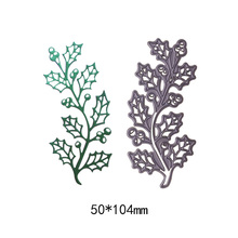 Металлические стальные штампы с листьями дерева для скрапбукинга 2024 - купить недорого