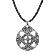 Gothic Necklaces&Pendants Totem Runic Necklace Men Women Accessories Braided rope Necklace collares Jewelry 2024 - buy cheap