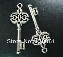 Vintage Alloy Angel  Elephant Head Keys Umbrella Keys Gear Cross Plane Charms Pendants For Bracelet Jewelry Accessories  Z2178 2024 - buy cheap