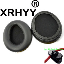 XRHYY Black Replacement Earpad Ear Pads Cushions For SONY MDR-10RBT MDR-10RNC MDR-10R Headphones + Free Rotate Cable Clip 2024 - buy cheap