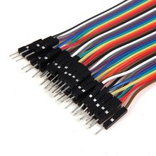 40pcs 20cm 2.54mm 1pin 1p-1p male to male jumper wire Dupont cable for 2024 - buy cheap