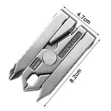 Pocket Multitools Plier Mini Folding Muilti-functional Stainless Steel Plier Clamp Keychain Hiking Camping Tool 2024 - buy cheap