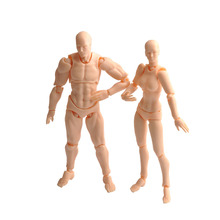 CHAN/Kun He She PVC Movebale Action Figure Skin Color Nude Male Female Figures Bodies Collections Gifts 14.5cm 2.0 Youth Edition 2024 - buy cheap