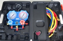 New Air conditioning and refrigeration dual pressure Refrigerant gauge check test air conditioning and fluoride,pressure gauges 2024 - buy cheap