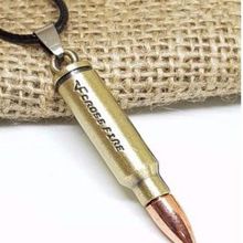 Vintage Bronze Bullet Necklace Charms Choker Collar Wax line Necklace Pendant DIY Jewelry  Women Clothing Brand Accessories 2024 - buy cheap