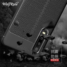 WolfRule Huawei P30 Fundas cubierta de lujo a prueba de golpes de cuero suave TPU para Huawei P30 Fundas para Huawei P30 Fundas 2024 - compra barato