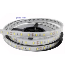 Fita de led cor branca, 5m, 5630, 4500k, resistência à água ip67, lâmpada flexível, 12v, 60led/m, frete grátis 2024 - compre barato