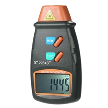 Tacómetro Digital medidor de velocidad sin contacto, 2,5 Rpm-99999Rpm, pantalla Lcd, Dt2234C 2024 - compra barato