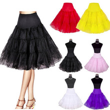 Noiva curto Petticoat Nupcial Underskirt Mulheres Saia Crinolina Acessórios Do Casamento TUTU Tamanho Médio P01 2024 - compre barato