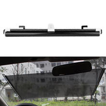Black Car Auto Window Roll Blind Sunshade Windshield Sun Shield Visor 58 x125cm Car Automatic Winding Sunshade 2024 - buy cheap