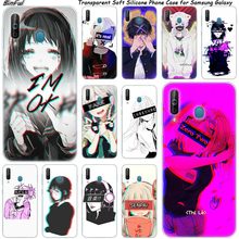 Hot LEWD Sad Anime Silicone Phone Case For Samsung Galaxy A80 A70 A60 A50 A40 A40S A30 A20E A2CORE M40 Note 10 Plus 9 8 5 Cover 2024 - buy cheap