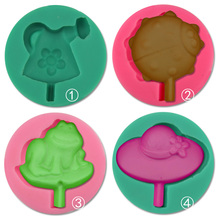 Forma de silicone com tema de animais de desenho animado, faça você mesmo, molde de bolo fondant, cupcake, chocolate, decoração, ferramenta de confeiteiro fq1891 2024 - compre barato