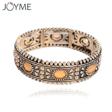 Joyme Brand Originality Latest Vintage Women Party Bangles Acrylic Resin Flower Bracelets Charms Turkish Bijuterias Hand Jewelry 2024 - buy cheap