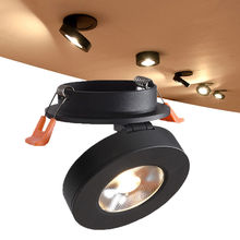 Mini Embedded LED Downlight Recessed Ceiling lamp 5W 7W 12W 360degree rotation Ceiling Lamp Spot Light Downlight AC220-230V 2024 - buy cheap