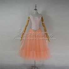 2018ballroom dance competition dresses standard ballroom dress standard dance dresses luminous costumes ballroom waltz dress 2024 - buy cheap