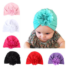 MIXIU/Детские шапки для новорожденных девочек и мальчиков, шапка с цветами для малышей, мягкие хлопковые шапки, детские повязки на голову, тюрбан, модные аксессуары для волос 2024 - купить недорого