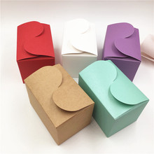 12 шт./лот 9x6x6 см S Форма Цветочная бумажная коробка в шести ярких конфетных цветах портативный чехол для упаковки ювелирных аксессуаров коробка для шоколада 2024 - купить недорого