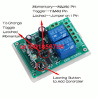Transmissor de 12v 2ch recepção de controle remoto sem fio, interruptor de controle remoto código de aprendizagem momentâneo alternância indicador de relé travado - especificações Transmissor de 12v 2ch recepção de controle remoto sem fio, interruptor de controle remoto código de aprendizagem momentâneo alternância indicador de relé travado - especificações
