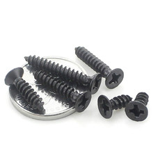 Black small flat countersunk head tapping screw self tapping screws M3*8 2024 - buy cheap