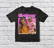 Винтажная Черная футболка для мужчин и женщин Бритни Спирс 90s 2024 - купить недорого