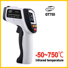 Portable Digital Infrared Thermometer Laser Temperature Gun Colorful LCD Screen Pyrometer Thermometer GT750/GT950-BENETECH 2024 - buy cheap