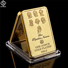 Gold Plated 999.9 The Collector Passione Per le aste Gold Bullion Bar Gorilla Souvenir Bar/Coin 2024 - buy cheap
