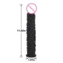 11 polegadas Cavalo Silicone Grande Dildo Preto Realista Super Macio Dildo Sex Toys para Mulheres Adultas Grande Pênis Sexo Gay produto 2024 - compre barato