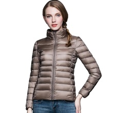 Winter Women Stand Collar 90% White Duck Down Jacket Female Ultra Light Ladies Down Coat Women Long Sleeve Parkas Candy Color 2024 - buy cheap