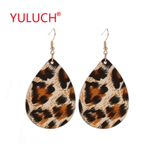 YULUCH 2018 New Design Fashion Jewelry Women Fashion Earrings for Acrylic Leopard Drops Drop Earrings Party Gifts 2024 - buy cheap