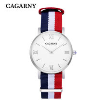 Relógio feminino de quartzo, relógio de pulso feminino da moda, de lona, com pulseira, relógio formal, novo 2024 - compre barato