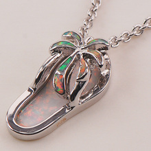 White Fire Opal 925 Sterling Silver Fashion Jewelry Pendant P152 2024 - buy cheap