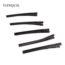 80 MM Black Prong Barrettes Brooch Clips Finding Alligator Clips Crocodile Clips DIY Hairclips Hair Accessories 100 PCS/Lot 2024 - buy cheap