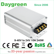 9-40V to 24V 10A DC DC Converter Reducer Regulator  Voltage Stabilizer Step-up Down type 240w Daygreen CE 9-40V TO 24V 10AMP 2024 - buy cheap