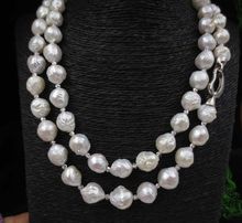 Ожерелье Kasumi из белого жемчуга Длиной 11 - 13 мм, 100 см 2024 - купить недорого