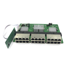 Módulo de interruptor Gigabit de 24 puertos, conmutador Ethernet RJ45 de escritorio, 10/100/1000mbps, Lan Hub, 24 puertos, placa base, OEM, nuevo modelo 2024 - compra barato