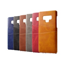 Luxury Leather Back Cover Case for Samsung Galaxy Note 9 Retro Hand Sewing Cover for SM-960F With Card Slots 2024 - buy cheap