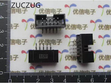 ZUCZUG 10 pcs DC3-10P 2.54mm Pitch Dual Row 5x 2 ISP Download JTAG I/O Sockets Right-angle Pitch For Flat Ribbon Cable 2 Row 2024 - buy cheap
