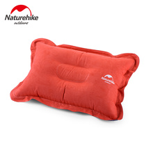 Naturehike travesseiro de camurça inflável, almofada de ar portátil para acampamento ao ar livre, travesseiro de viagem para avião, relaxar, dormir 2024 - compre barato