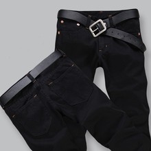 Hot Sale Four Season Men Jeans, Slim Straight Pants Black Color Brand Cotton Jeans Mens,myz33055 2024 - buy cheap