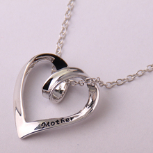 Free shipping Fashion Mother's day Hollow Heart holiday gift Women Necklace for lady 2024 - buy cheap