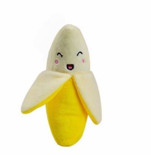 Dog Puppy Chew Toy Squeaky Plush Sound Cute Fruits Banana Design Toys Toys Plush Puppy Honking Squirrel For Dogs Cat Chew Squeak 2024 - buy cheap