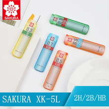 Chumbo sakura-lápis de chumbo japonês, quebra-chumbo ativo 0.3, 0.7, 0.9, 0.5mm, não quebra fácil, 2h/2b/hb/b, 1 peça 2024 - compre barato