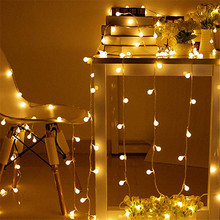 1.5M 3M 6M 10M Fairy Garland LED Ball String Lights Waterproof For Christmas Tree Wedding Home Indoor Decoration Battery Powered 2024 - buy cheap