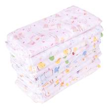 Color Random 3pcs 100% Cotton Gauze Newborn Baby Infant Cartoon Face Hand Bathing Towel Bibs Feeding Square Towels Handkerchief 2024 - buy cheap