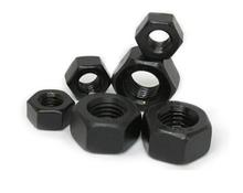 100pcs Metric Thread M3/M4/M5/M6 Black Carbon Steel Hex Nut Hexagonal Nut 2024 - buy cheap
