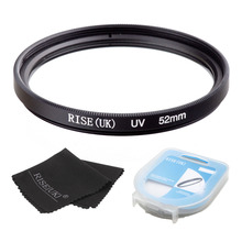 52mm Ultra-Violet UV lens Filter Protector+case fit for Nikon Canon Sony Pentax Sigma OM  camera 2024 - buy cheap