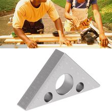 Regla triangular para carpintería, herramienta multifunción cuadrada de aleación de aluminio, regla de altura métrica de pulgadas 2024 - compra barato